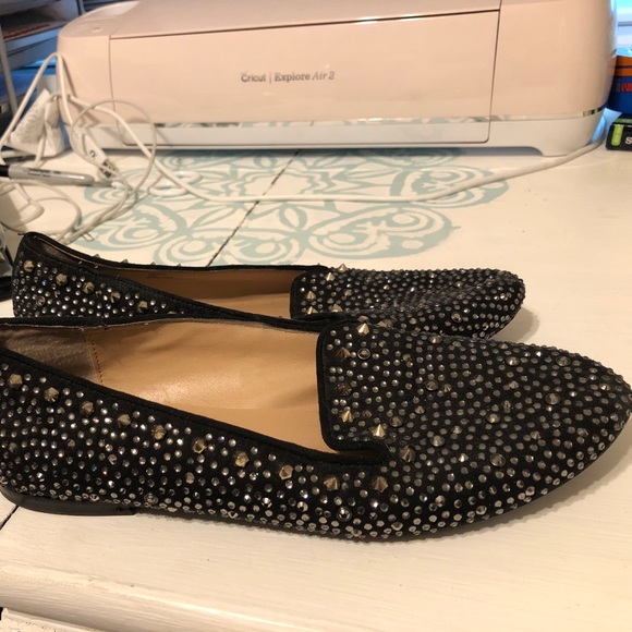 Steve Madden Shoes - Steve Madden flats size 8.5 studded black used